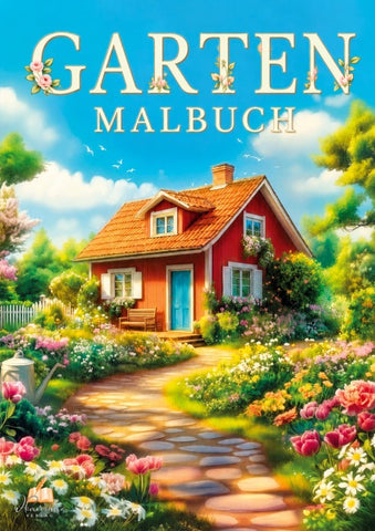 Garten Malbuch für Erwachsene – 50 Ausmalbilder zur Entspannung