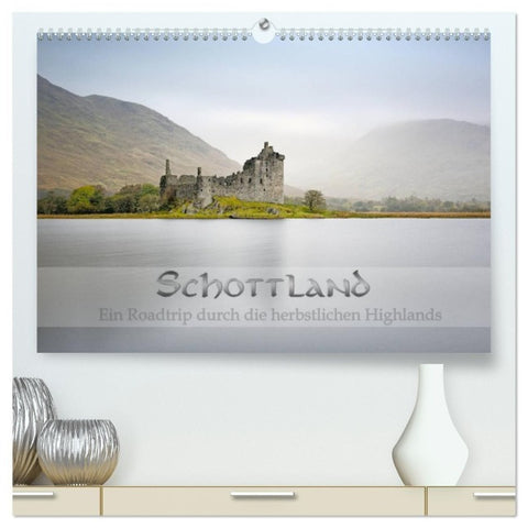 Schottland - Ein Roadtrip durch die herbstlichen Highlands (hochwertiger Premium Wandkalender 2027 DIN A2 quer), Kunstdruck in Hochglanz