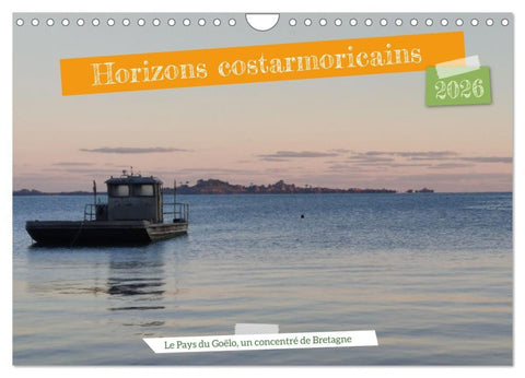 Horizons costarmoricains (Calendrier mural 2026 DIN A4 vertical), CALVENDO calendrier mensuel