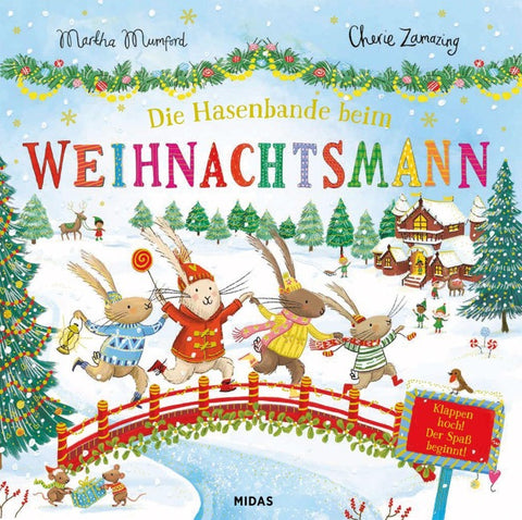 Die Hasenbande beim Weihnachtsmann