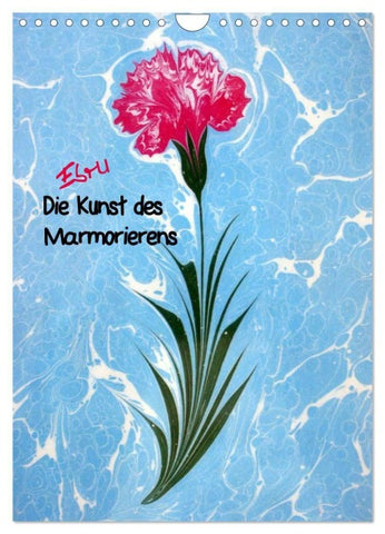 Ebru - Marmorieren auf Wasser (Wandkalender 2027 DIN A4 hoch), CALVENDO Monatskalender