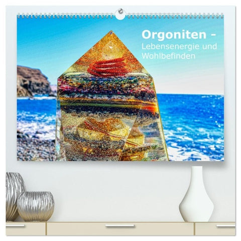 Orgoniten - Lebensenergie und Wohlbefinden (hochwertiger Premium Wandkalender 2027 DIN A2 quer), Kunstdruck in Hochglanz
