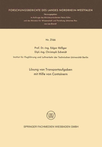 Lösung von Transportaufgaben mit Hilfe von Containern