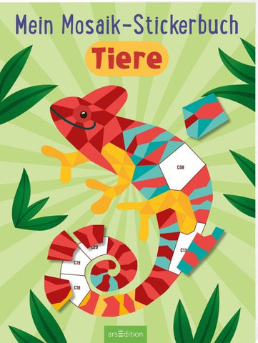 Mein Mosaik-Stickerbuch – Tiere