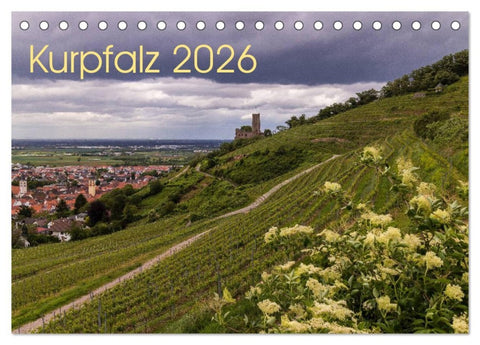 Kurpfalz 2026 (Tischkalender 2026 DIN A5 quer), CALVENDO Monatskalender