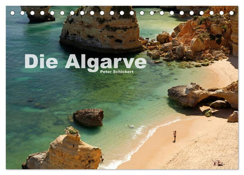 Die Algarve (Tischkalender 2026 DIN A5 quer), CALVENDO Monatskalender
