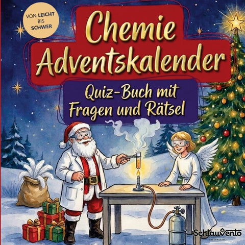 Chemie-Adventskalender: Quiz-Buch mit Fragen und Rätsel