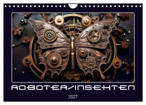 Roboterinsekten (Wandkalender 2027 DIN A4 quer), CALVENDO Monatskalender