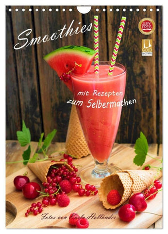 Smoothies zum Selbermachen (Wandkalender 2027 DIN A4 hoch), CALVENDO Monatskalender