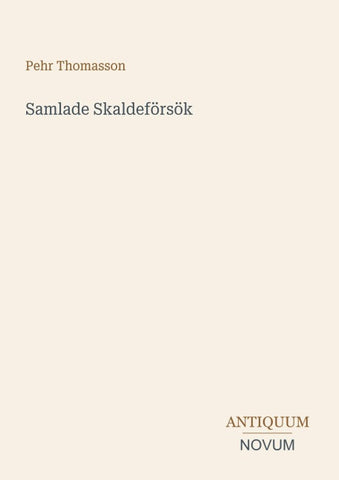 Samlade Skaldeförsök