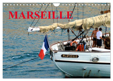 MARSEILLE (Calendrier mural 2026 DIN A4 vertical), CALVENDO calendrier mensuel