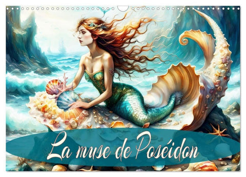 La muse de Poséidon (Calendrier mural 2027 DIN A3 vertical), CALVENDO calendrier mensuel