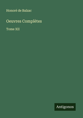 Oeuvres Complètes