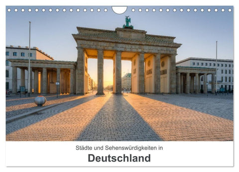 Städte und Sehenswürdigkeiten in Deutschland (Wandkalender 2027 DIN A4 quer), CALVENDO Monatskalender