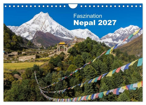 Faszination Nepal (Wandkalender 2027 DIN A4 quer), CALVENDO Monatskalender