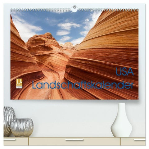 USA Landschaftskalender (hochwertiger Premium Wandkalender 2027 DIN A2 quer), Kunstdruck in Hochglanz