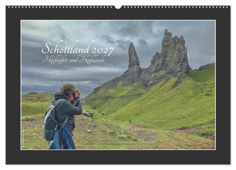 Schottland 2027 Highlights und Highlands (Wandkalender 2027 DIN A2 quer), CALVENDO Monatskalender