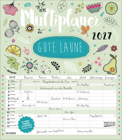 Multiplaner - Gute Laune 2027