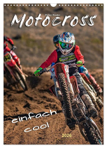 Motocross - einfach cool (Wandkalender 2026 DIN A3 hoch), CALVENDO Monatskalender