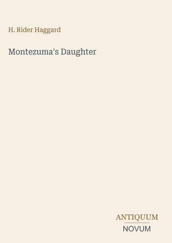 Montezuma's Daughter