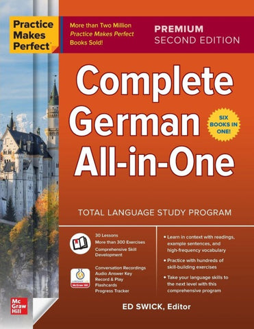 Practice Makes Perfect: Complete German All-In-One, Premium