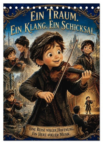 Ein Traum. Ein Klang. Ein Schicksal. (Tischkalender 2027 DIN A5 hoch), CALVENDO Monatskalender