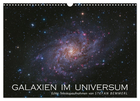 Galaxien im Universum (Wandkalender 2026 DIN A3 quer), CALVENDO Monatskalender