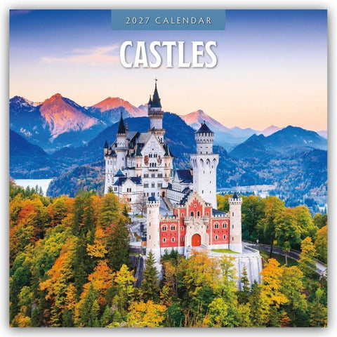 Castles – Burgen – Schlösser 2027 – 16-Monatskalender