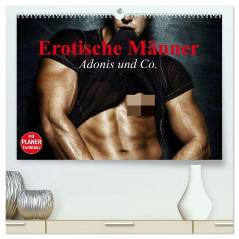 Erotische Männer. Adonis und Co. (hochwertiger Premium Wandkalender 2026 DIN A2 quer), Kunstdruck in Hochglanz