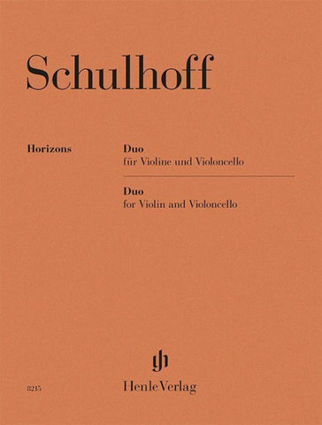 Erwin Schulhoff - Duo für Violine und Violoncello