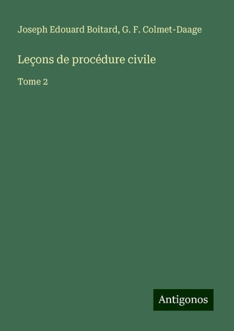 Leçons de procédure civile