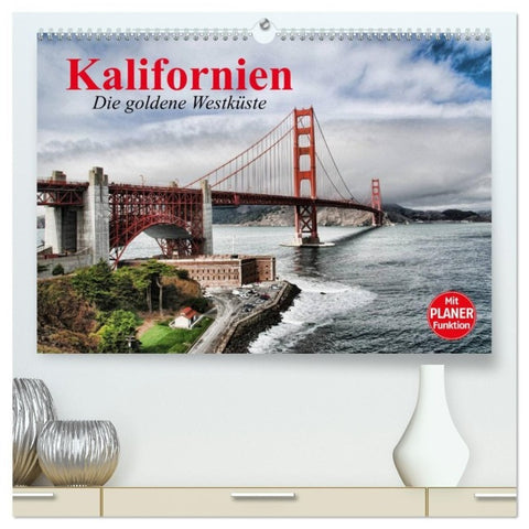 Kalifornien. Die goldene Westküste (hochwertiger Premium Wandkalender 2027 DIN A2 quer), Kunstdruck in Hochglanz