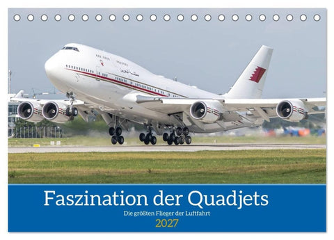 Die Faszination der Quadjets (Tischkalender 2027 DIN A5 quer), CALVENDO Monatskalender
