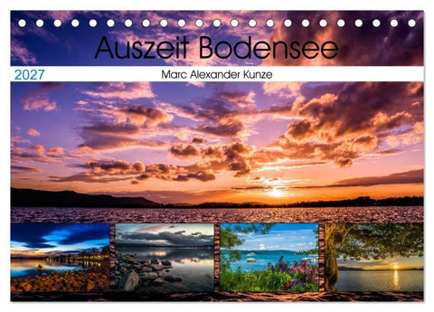 Auszeit Bodensee (Tischkalender 2027 DIN A5 quer), CALVENDO Monatskalender