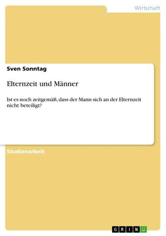Elternzeit und Männer