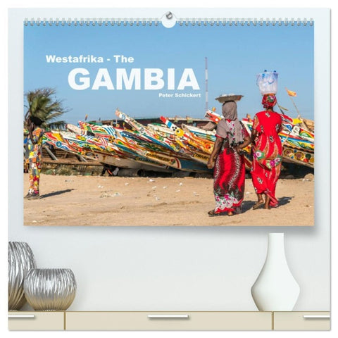 Westafrika - The Gambia (hochwertiger Premium Wandkalender 2026 DIN A2 quer), Kunstdruck in Hochglanz