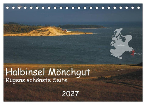 Halbinsel Mönchgut - Rügens schönste Seite (Tischkalender 2027 DIN A5 quer), CALVENDO Monatskalender