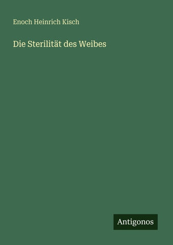 Die Sterilität des Weibes
