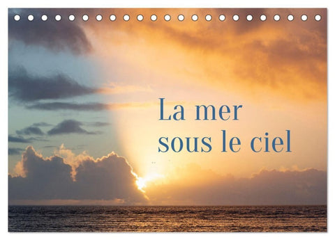 La mer sous le ciel (Calendrier de bureau 2027 DIN A5 vertical), CALVENDO calendrier mensuel