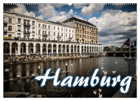 Hamburg (Wandkalender 2026 DIN A2 quer), CALVENDO Monatskalender