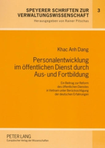 Personalentwicklung im öffentlichen Dienst durch Aus- und Fortbildung