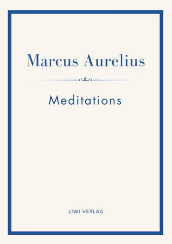 Marcus Aurelius: Meditations (English Edition)