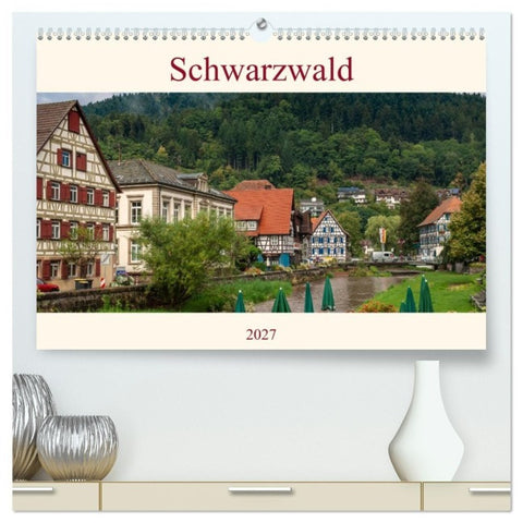 Schwarzwald (hochwertiger Premium Wandkalender 2027 DIN A2 quer), Kunstdruck in Hochglanz