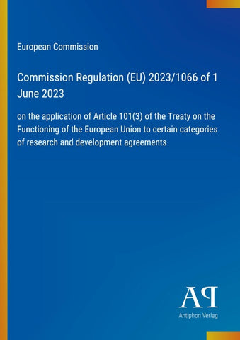 Commission Regulation (EU) 2023/1066 of 1 June 2023