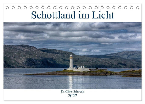 Schottland im Licht (Tischkalender 2027 DIN A5 quer), CALVENDO Monatskalender