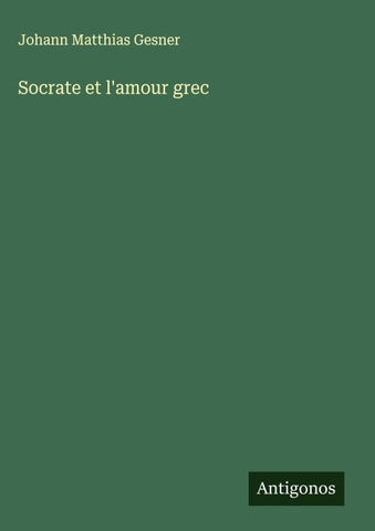 Socrate et l'amour grec