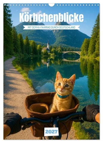 Körbchenblicke (Wandkalender 2027 DIN A3 hoch), CALVENDO Monatskalender