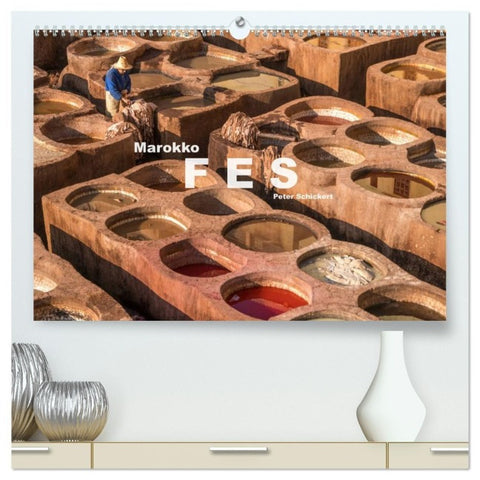 Marokko - Fes (hochwertiger Premium Wandkalender 2027 DIN A2 quer), Kunstdruck in Hochglanz