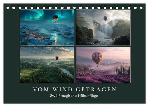 Vom Wind getragen (Tischkalender 2027 DIN A5 quer), CALVENDO Monatskalender