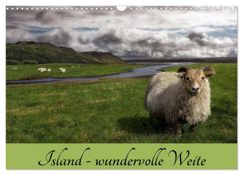 Island - wundervolle Weite (Wandkalender 2026 DIN A3 quer), CALVENDO Monatskalender